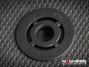 FIAT 124 Floor Mats - Red Carpet w/ Black Scorpion